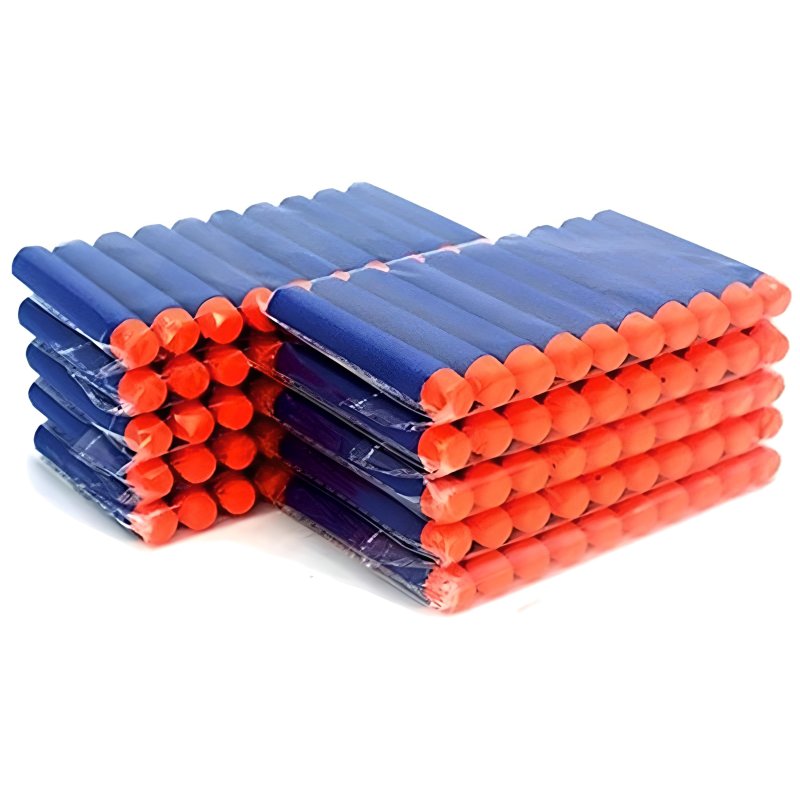 M002E  100 SZTUK STRZAŁEK DO WYRZUTNI NERF N-STRIKE NABÓJ -D016