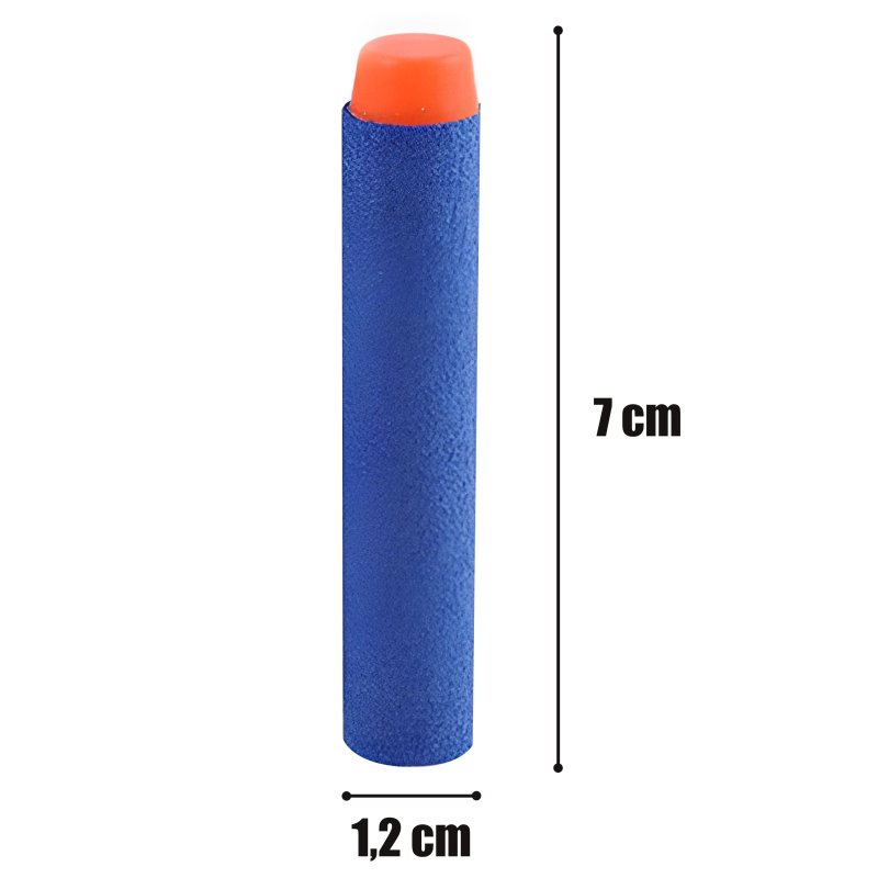 M002E  100 SZTUK STRZAŁEK DO WYRZUTNI NERF N-STRIKE NABÓJ -D016