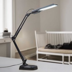 M005C LAMPKA BIURKOWA SZKOLNA LAMPA NOCNA KREŚLARSKA LED z płaskim kloszem E143