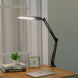 M005C LAMPKA BIURKOWA SZKOLNA LAMPA NOCNA KREŚLARSKA LED z płaskim kloszem E143