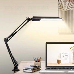 M005C LAMPKA BIURKOWA SZKOLNA LAMPA NOCNA KREŚLARSKA LED z płaskim kloszem E143