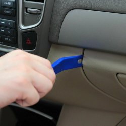 M005B   ŚCIĄGACZE OTWIERAKI DŹWIGNIE DO TAPICERKI KLUCZE 11 el niebieskie M042