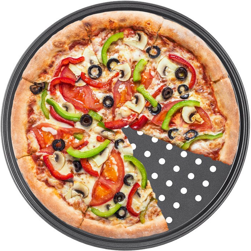 M003E   BLACHA FORMA DO PIECZENIA PIZZY TARTY BLASZKA 31,5 CM -O150