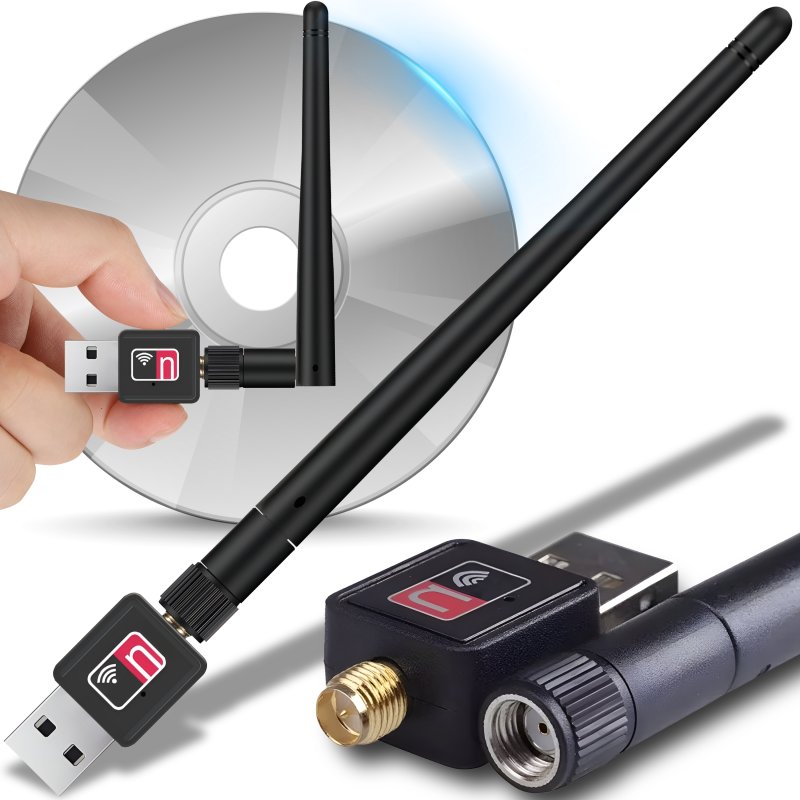 N377  KARTA SIECIOWA WIFI USB WI-FI ADAPTER + ANTENA PL -E202