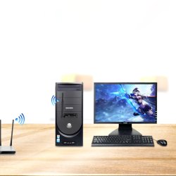 N377  KARTA SIECIOWA WIFI USB WI-FI ADAPTER + ANTENA PL -E202