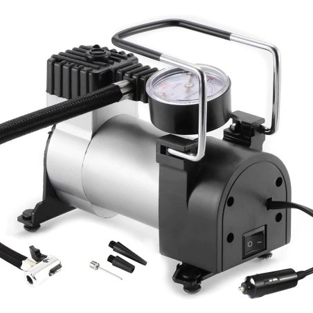 M033A (Aleja1) Z030H KOMPRESOR SAMOCHODOWY SPRĘŻARKA POMPKA 120 PSI 12V -M049 czerwony kartonik