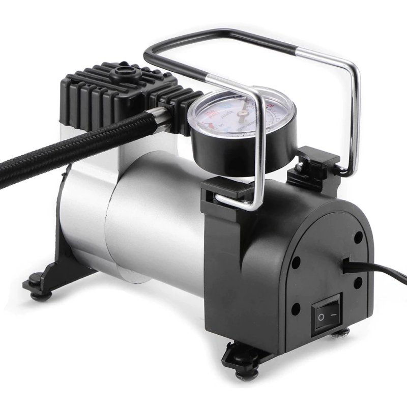 M033A (Aleja1) Z030H KOMPRESOR SAMOCHODOWY SPRĘŻARKA POMPKA 120 PSI 12V -M049 czerwony kartonik