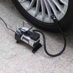 M033A (Aleja1) Z030H KOMPRESOR SAMOCHODOWY SPRĘŻARKA POMPKA 120 PSI 12V -M049 czerwony kartonik