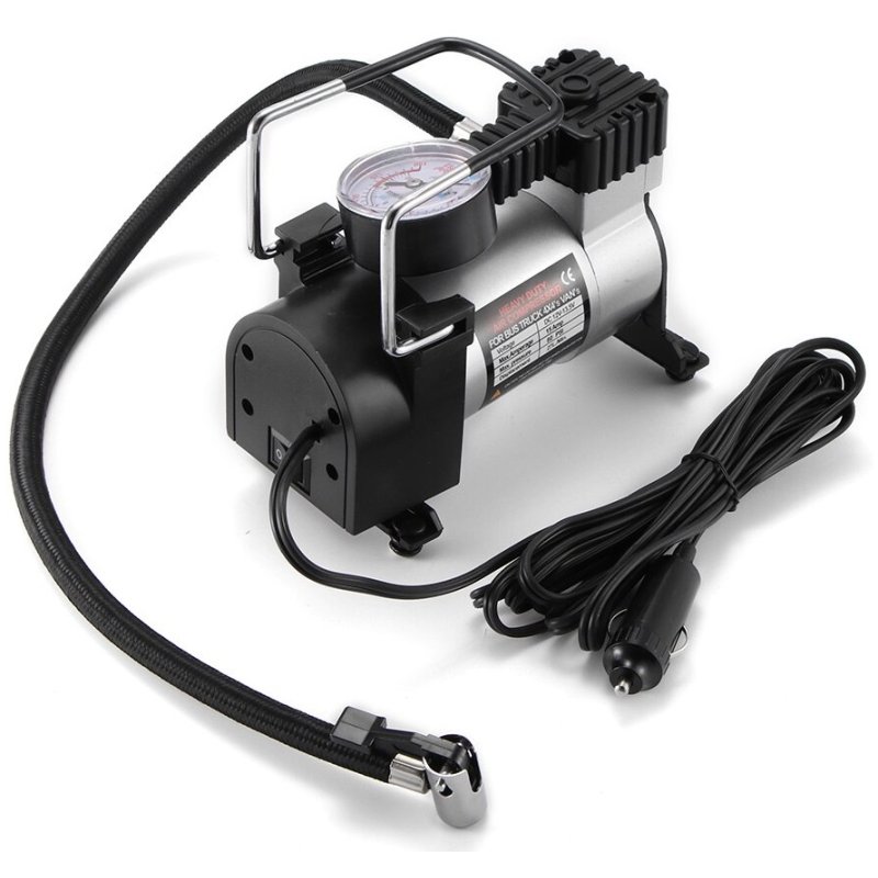 M033A (Aleja1) Z030H KOMPRESOR SAMOCHODOWY SPRĘŻARKA POMPKA 120 PSI 12V -M049 czerwony kartonik