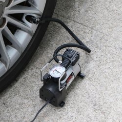 M033A (Aleja1) Z030H KOMPRESOR SAMOCHODOWY SPRĘŻARKA POMPKA 120 PSI 12V -M049 czerwony kartonik