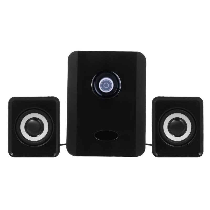 M038A (Aleja2)  GŁOŚNIKI KOMPUTEROWE 2.1 PODŚWIETLENIE LED USB 5W czarne 98768089