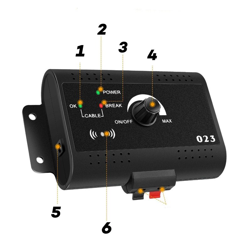M042D (ALEJA2) Z048H ELEKTRYCZNY PASTUCH DLA PSA KOJEC OGRODZENIE OBROŻA ZESTAW -E187