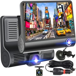 N180 REJESTRATOR JAZDY KAMERA COFANIA FULL HD 3 KAMERY -M038