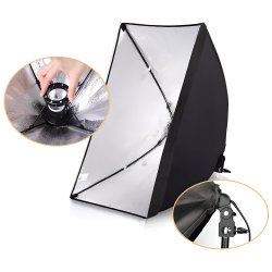 M005C   2 LAMPY FOTOGRAFICZNE STATYW SOFTBOX 50X70cm -E230