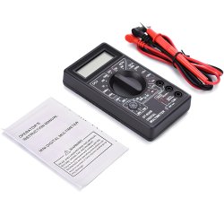 M003A   CYFROWY MIERNIK PRĄDU MULTIMETR IGŁOWY LCD -E222