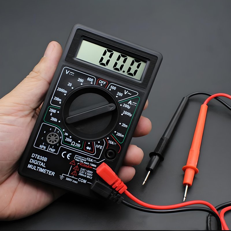 M003A   CYFROWY MIERNIK PRĄDU MULTIMETR IGŁOWY LCD -E222