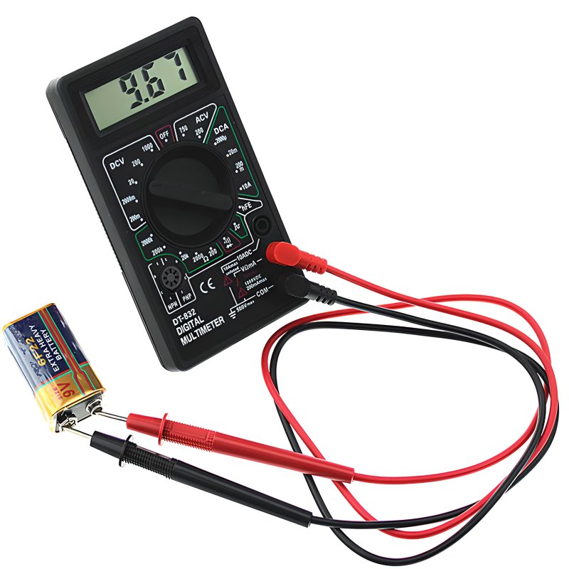 M003A   CYFROWY MIERNIK PRĄDU MULTIMETR IGŁOWY LCD -E222