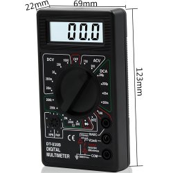 M003A   CYFROWY MIERNIK PRĄDU MULTIMETR IGŁOWY LCD -E222