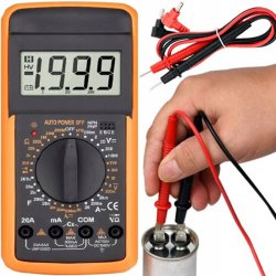 M004A   CYFROWY MIERNIK PRĄDU MULTIMETR TESTER NAPIĘCIA  -E208