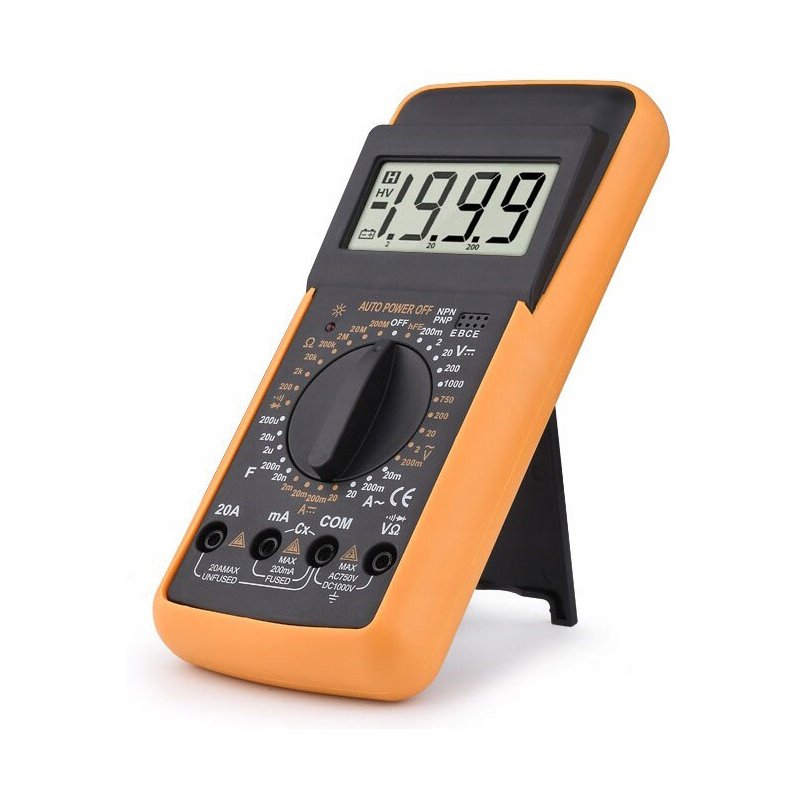 M004A   CYFROWY MIERNIK PRĄDU MULTIMETR TESTER NAPIĘCIA  -E208