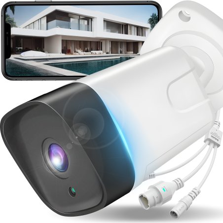 N215 N257 KAMERA ZEWNĘTRZNA IP WiFi Full HD 2Mpx 1080p 50m -E217