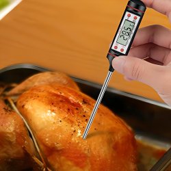 M003C  TERMOMETR KUCHENNY CYFROWY DO MIĘSA WINA LCD SONDA SZPILKOWY -E070