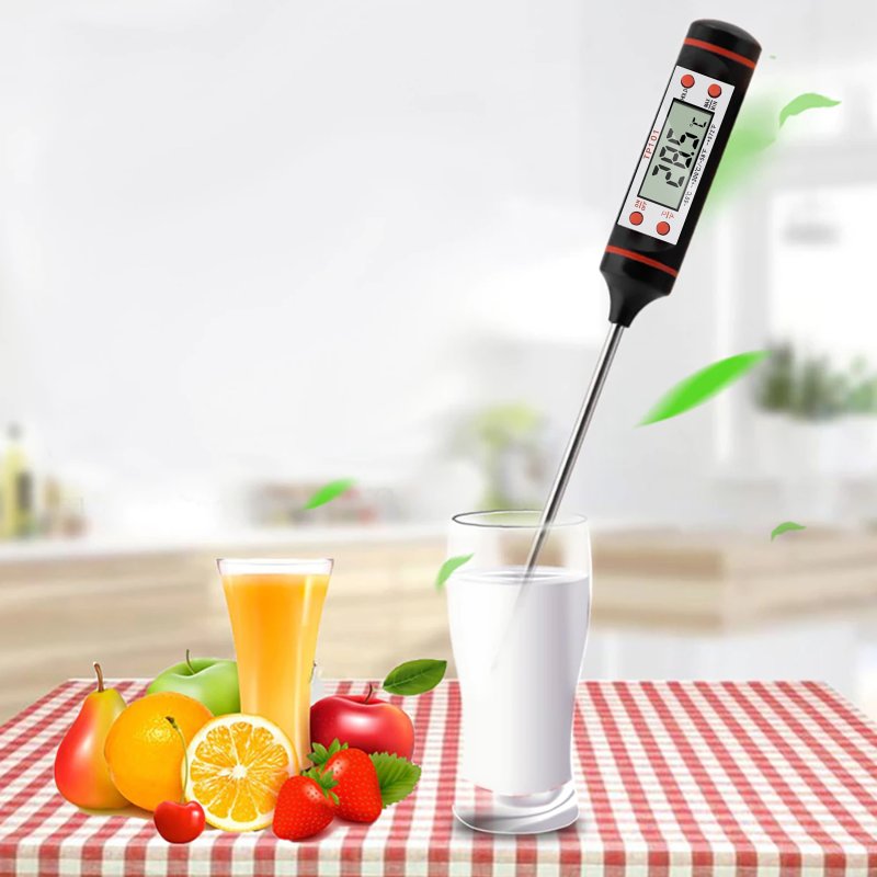 M003C  TERMOMETR KUCHENNY CYFROWY DO MIĘSA WINA LCD SONDA SZPILKOWY -E070