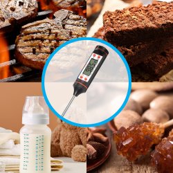 M003C  TERMOMETR KUCHENNY CYFROWY DO MIĘSA WINA LCD SONDA SZPILKOWY -E070