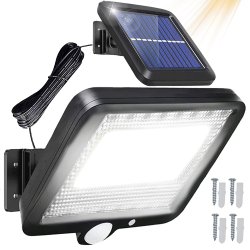 M013B (ALEJA1)  LAMPA SOLARNA Z CZUJNIKIEM RUCHU 100 LED -E077 niebieski kartonik