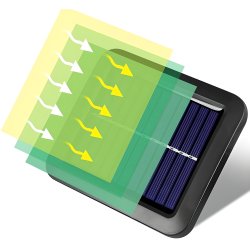 M013B (ALEJA1)  LAMPA SOLARNA Z CZUJNIKIEM RUCHU 100 LED -E077 niebieski kartonik