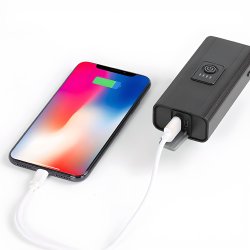 M083B (ALEJA3) LAMPKA ROWEROWA LED PRZÓD TYŁ POWERBANK 1600LM -S102