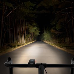 M083B (ALEJA3) LAMPKA ROWEROWA LED PRZÓD TYŁ POWERBANK 1600LM -S102