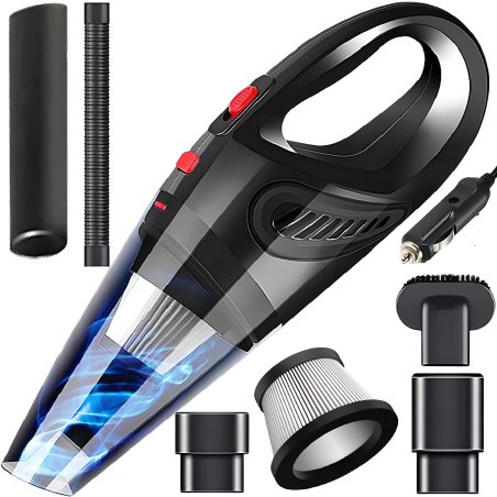 M002.5   RĘCZNY ODKURZACZ SAMOCHODOWY 4200Pa 120W 12V MOCNY -M030