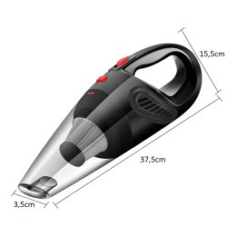 M002.5   RĘCZNY ODKURZACZ SAMOCHODOWY 4200Pa 120W 12V MOCNY -M030
