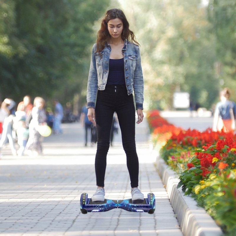 M005C    HOVERBOARD DESKOROLKA ELEKTRYCZNA LED DESKA 10` - niebieska E031-2