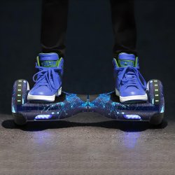 M005C    HOVERBOARD DESKOROLKA ELEKTRYCZNA LED DESKA 10` - niebieska E031-2