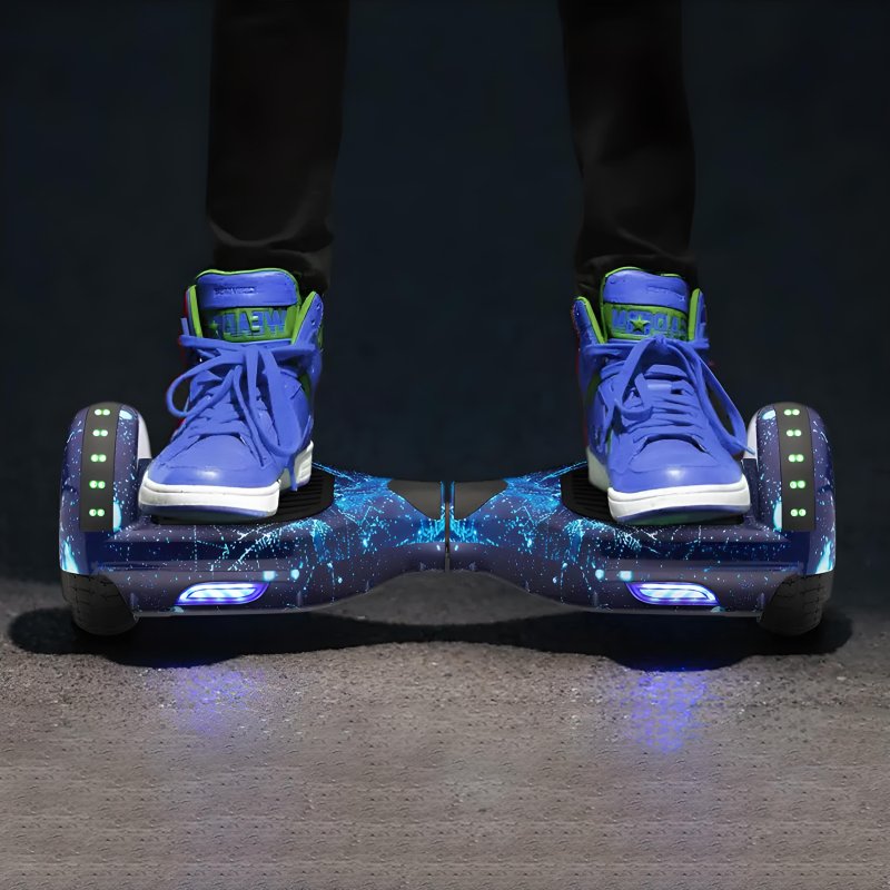 M005C    HOVERBOARD DESKOROLKA ELEKTRYCZNA LED DESKA 10` - niebieska E031-2