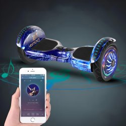 M005C    HOVERBOARD DESKOROLKA ELEKTRYCZNA LED DESKA 10` - niebieska E031-2