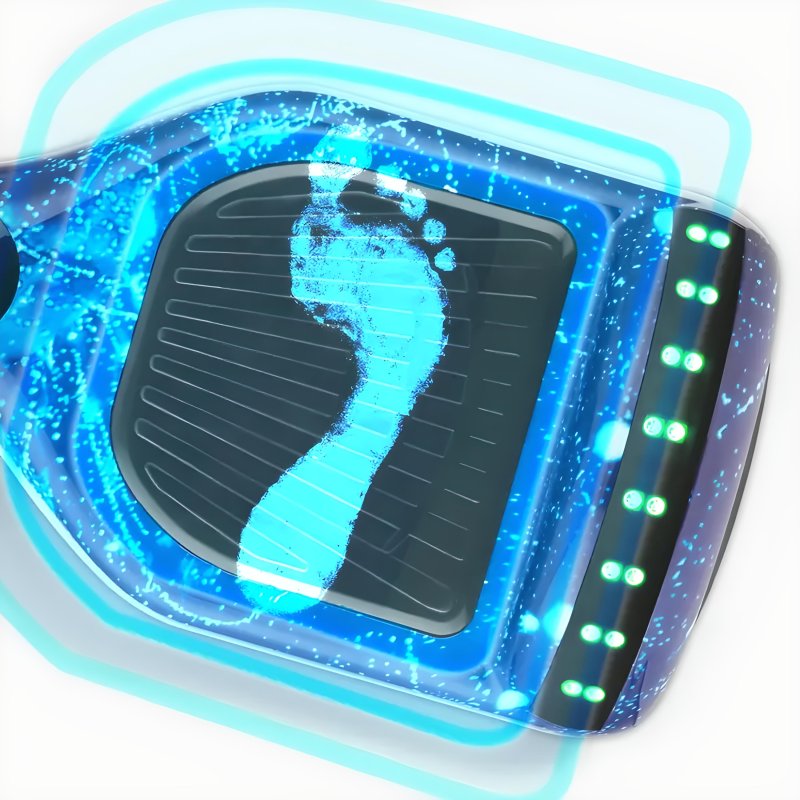 M005C    HOVERBOARD DESKOROLKA ELEKTRYCZNA LED DESKA 10` - niebieska E031-2