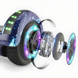 M005C    HOVERBOARD DESKOROLKA ELEKTRYCZNA LED DESKA 10` - niebieska E031-2