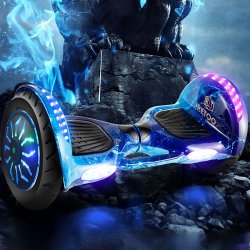 M005C    HOVERBOARD DESKOROLKA ELEKTRYCZNA LED DESKA 10` - niebieska E031-2