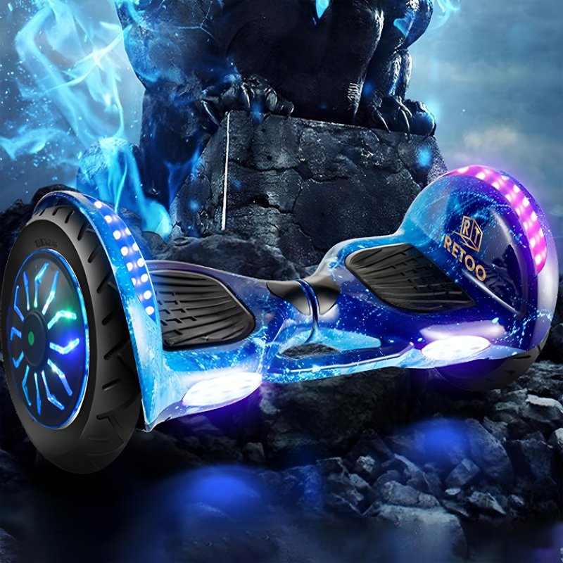 M005C    HOVERBOARD DESKOROLKA ELEKTRYCZNA LED DESKA 10` - niebieska E031-2