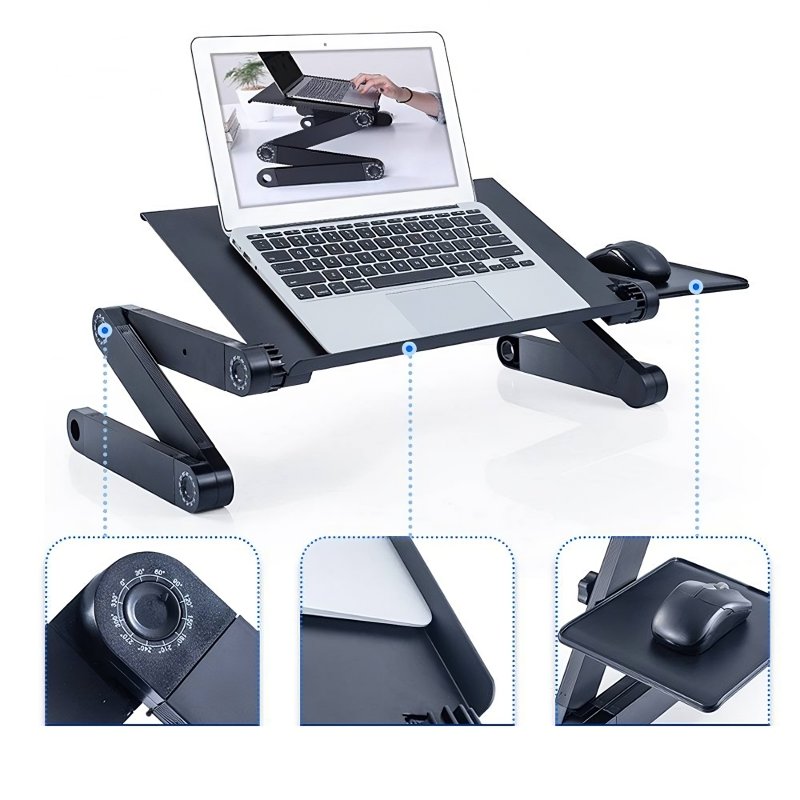 M002.5   SKŁADANY STOLIK POD LAPTOPA DO ŁÓŻKA PODSTAWKA -E250
