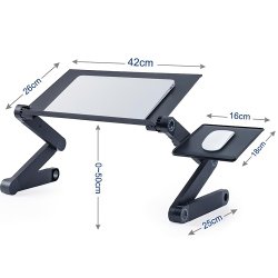 M002.5   SKŁADANY STOLIK POD LAPTOPA DO ŁÓŻKA PODSTAWKA -E250