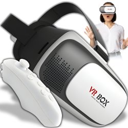 M002.5   OKULARY VR GOGLE 3D + KONTROLER BLUETOOTH-E242