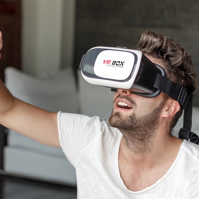 M002.5   OKULARY VR GOGLE 3D + KONTROLER BLUETOOTH-E242