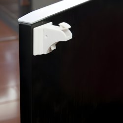 N265 ZABEZPIECZENIA SZAFEK DRZWI SZUFLAD BLOKADA MAGNETYCZNA 4 SZT X4 - kartonik O034