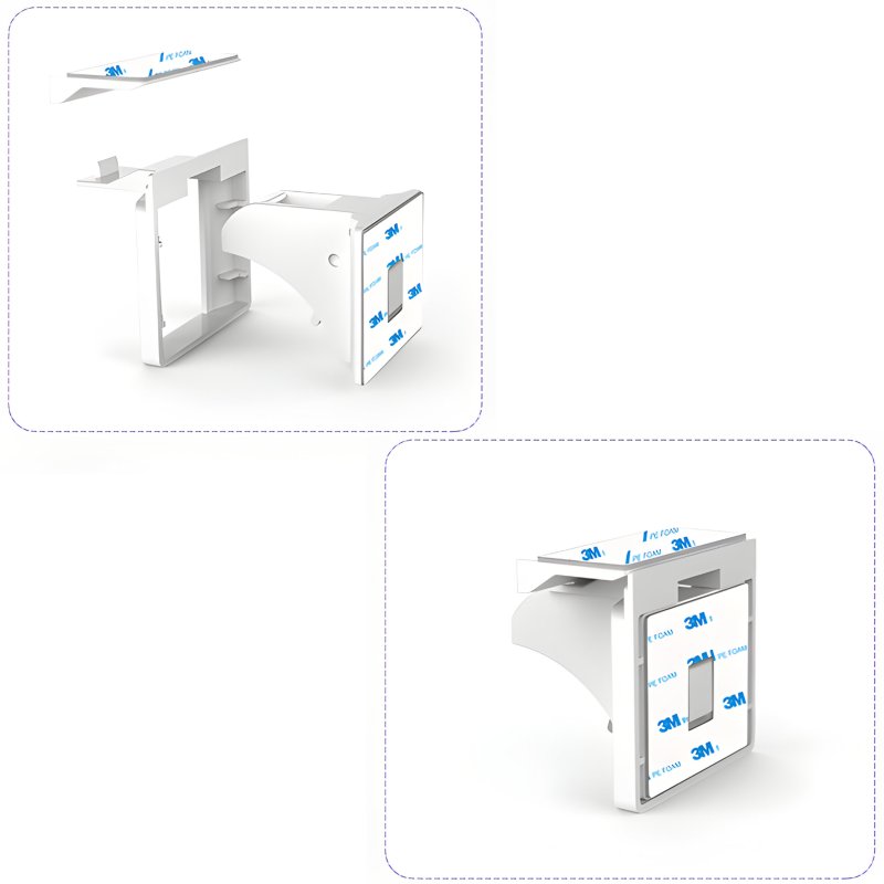 N265 ZABEZPIECZENIA SZAFEK DRZWI SZUFLAD BLOKADA MAGNETYCZNA 4 SZT X4 - kartonik O034