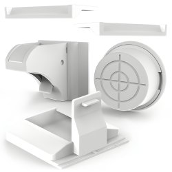 N265 ZABEZPIECZENIA SZAFEK DRZWI SZUFLAD BLOKADA MAGNETYCZNA 4 SZT X4 - kartonik O034