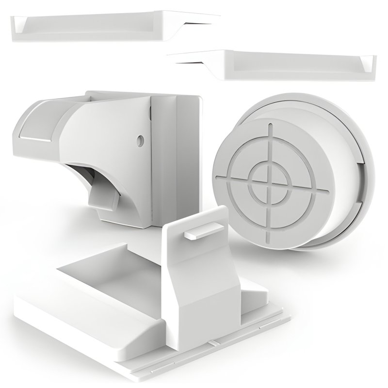 N265 ZABEZPIECZENIA SZAFEK DRZWI SZUFLAD BLOKADA MAGNETYCZNA 4 SZT X4 - kartonik O034